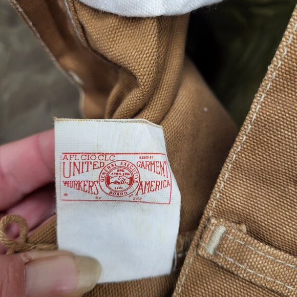 Vintage Carhartt Canvas Brush/Briar/Bird Pants Men's 44x30 1989 USA Union Made - Picture 4 of 9